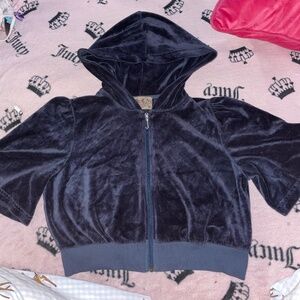 Vintage Juicy Couture Cropped Short Sleeve Trackjacket